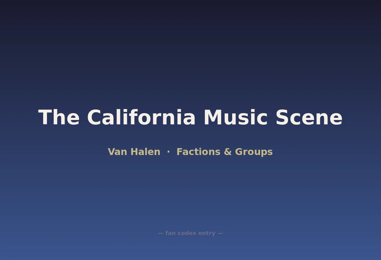 The California Music Scene
