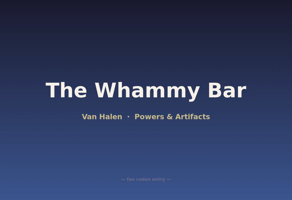 The Whammy Bar