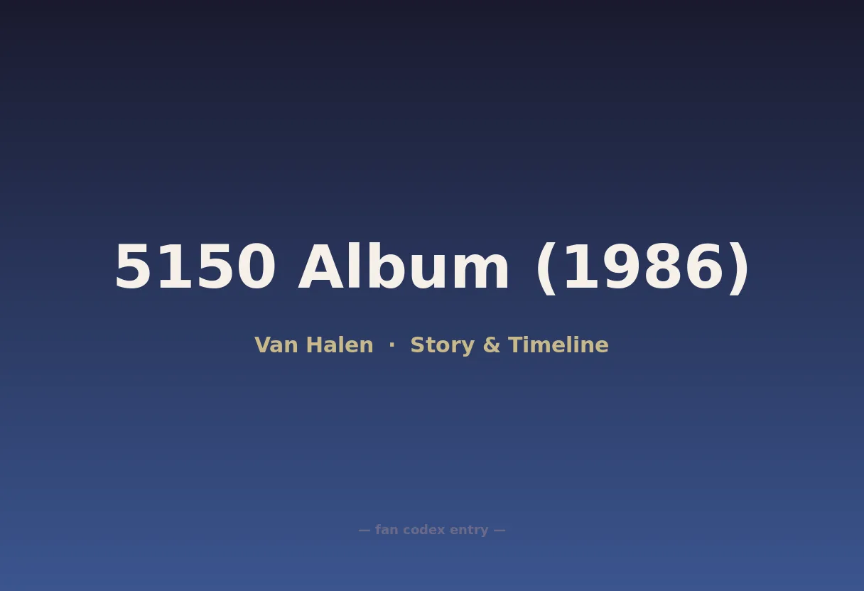 5150 Album (1986)