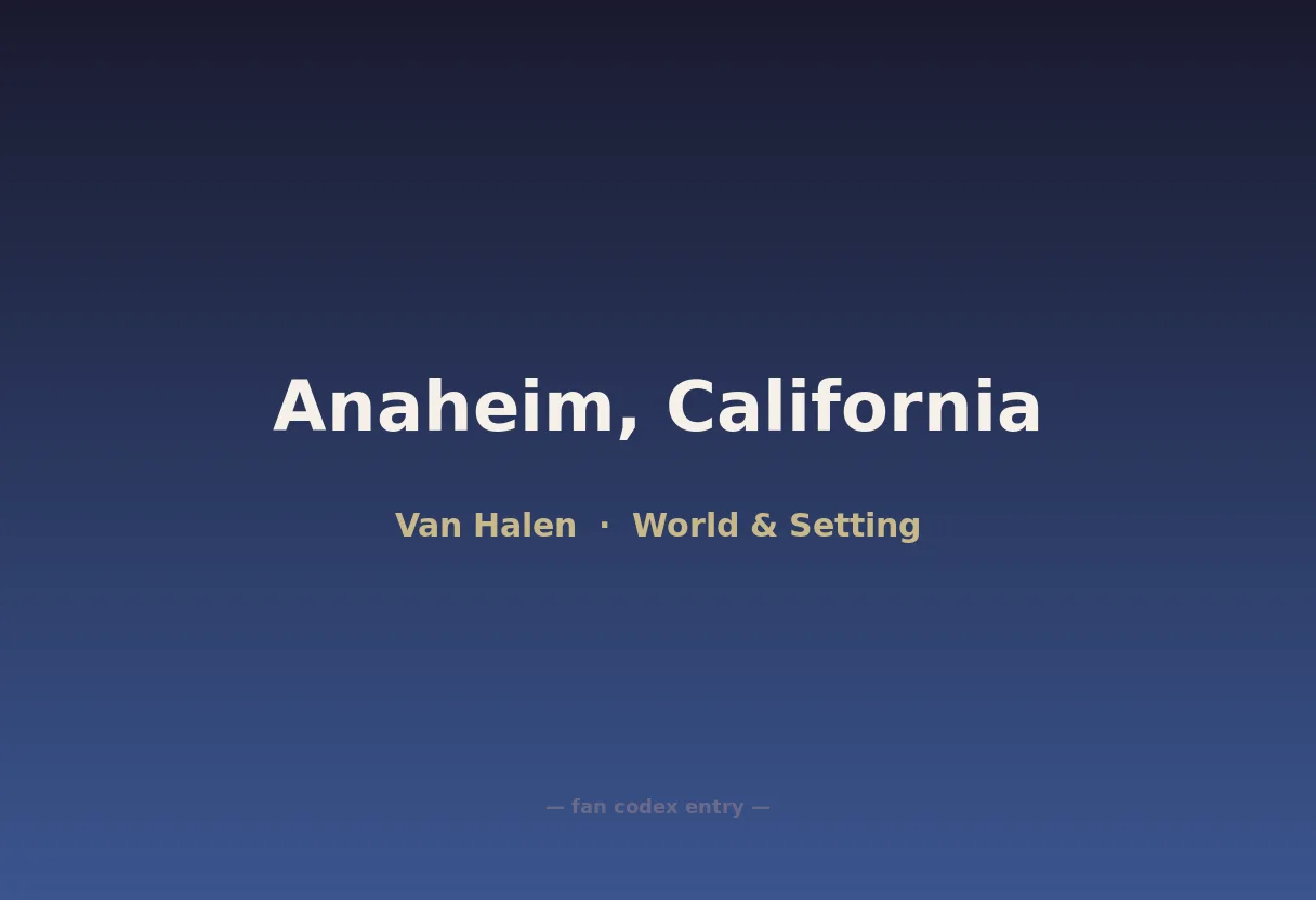 Anaheim, California