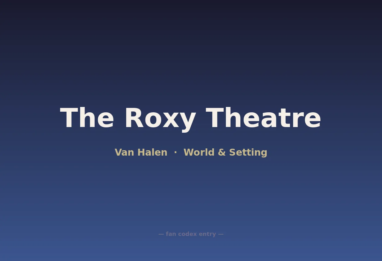 The Roxy Theatre